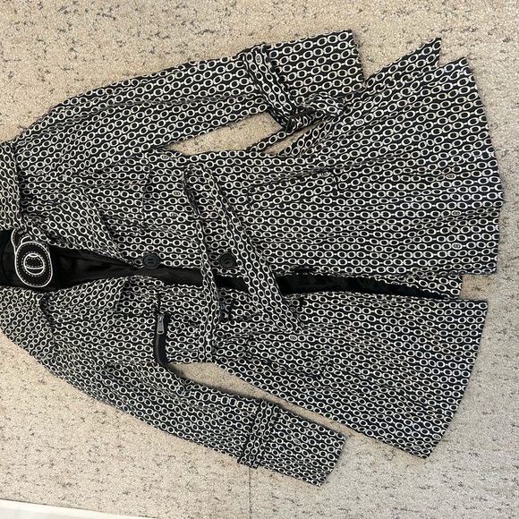 Spoom M-L (38) trench with great pattern in excellent condition so funky! EUC - Picture 11 of 16